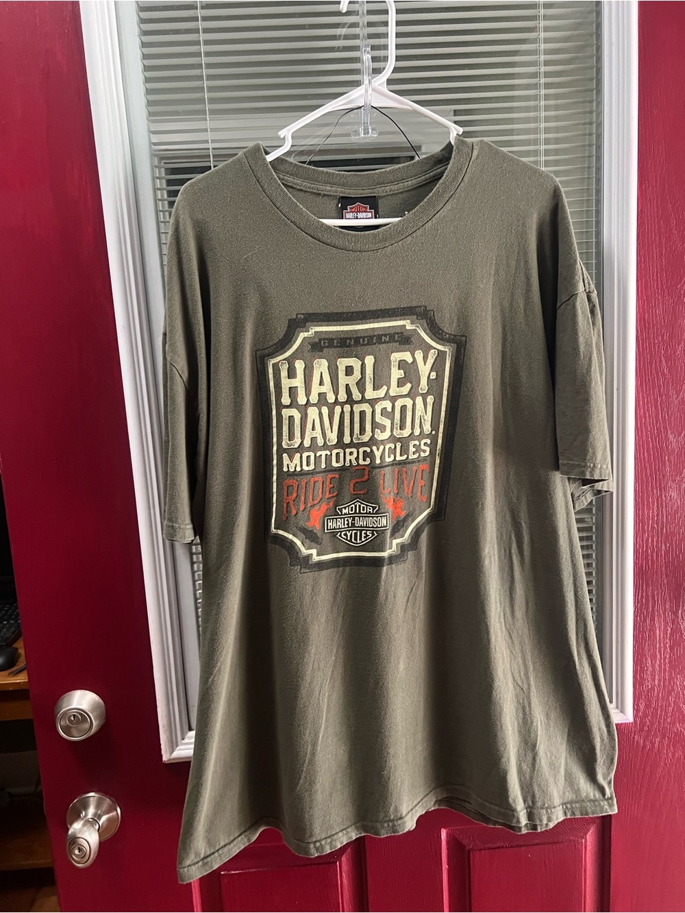 Harley-Davidson Ride to Live Tee with Vintage Shield Graphic Franklin, TN